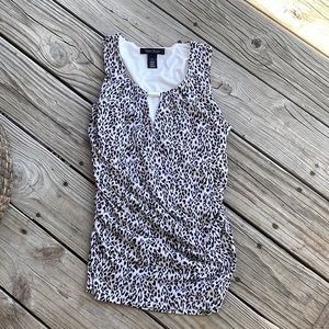 BOGO❗️WHBM animal print sleeveless tank